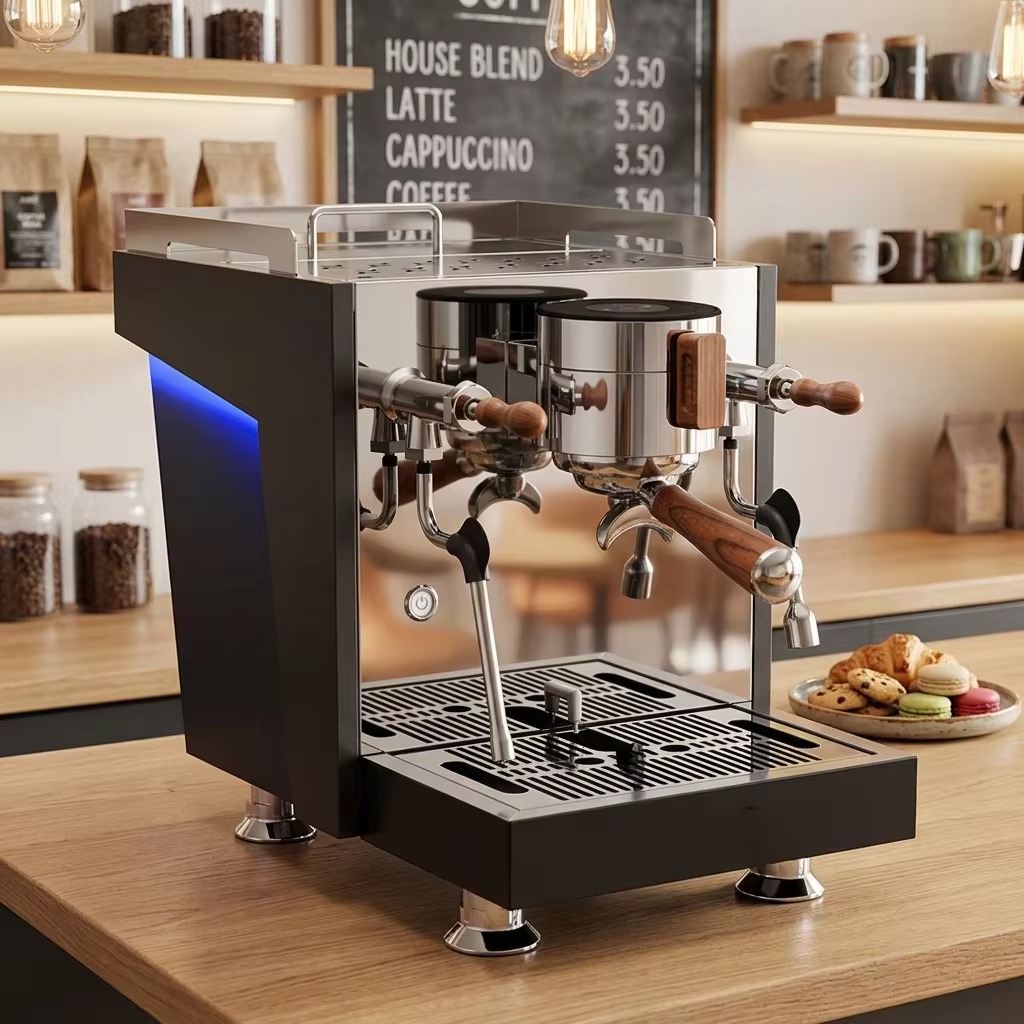 Espresso Machine Dual Boiler - Commerciële dubbele boiler espressomachine met rotatiepomp,
