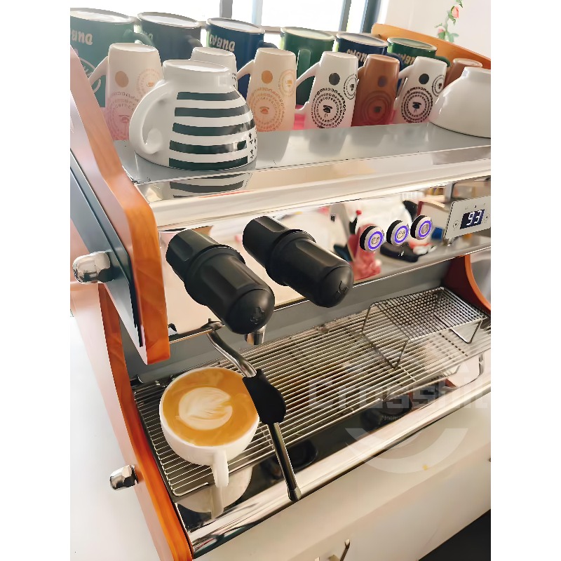 Commercial Espresso Machine 2 Group - 11L Dubbele Boiler Pre-infusion 2 Groepen