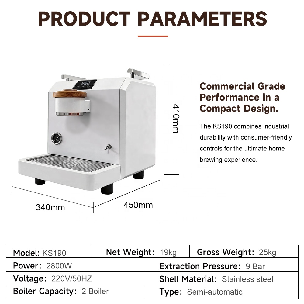 Semi Automatic Espresso Machine Pid - Hoogwaardige PID T3 Koffiemachine 9Bar Rotatiepomp