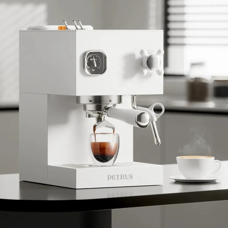 Espresso Machine Dual Boiler - Petrus PE3888 Semi-automatische espressomachine met dubbele