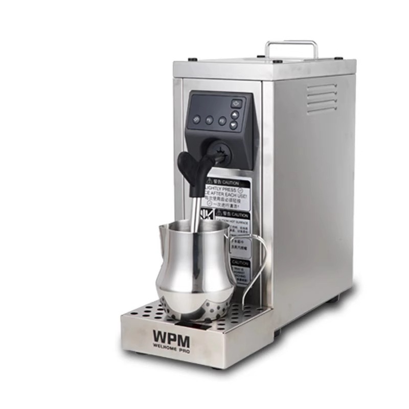 Milk Frother Steam Pitcher Commercial - Nieuwe MS130D2 Commerciële Stoommelkopschuimer, 130T 35OZ
