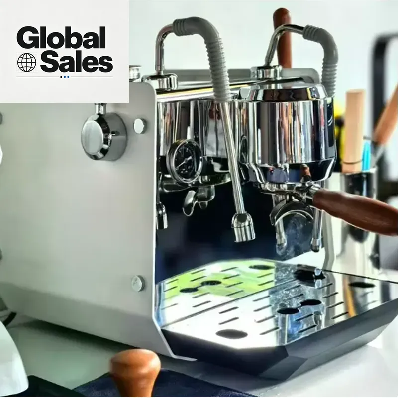 Espresso Machine Dual Boiler - Semi-automatische espressomachine met verstelbare pomp, dubbele