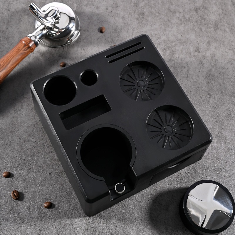 Zwarte Espresso Tampstation me - Espresso Tamper Station recensie en prijs