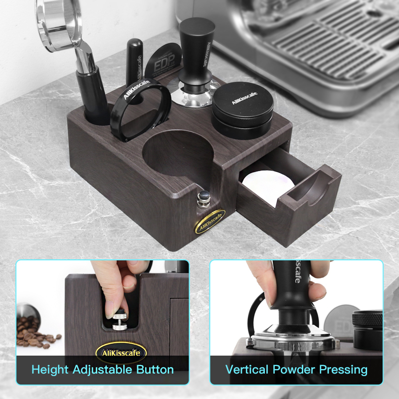 Koffietamperstation, portafilt - Espresso Tamper Station recensie en prijs