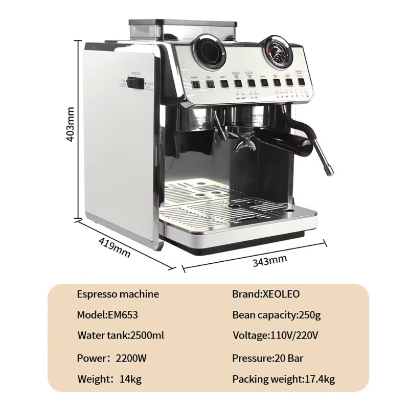 oo-Espresso Koffiezetapparaat  - Espresso Machine Dual Boiler recensie en prijs