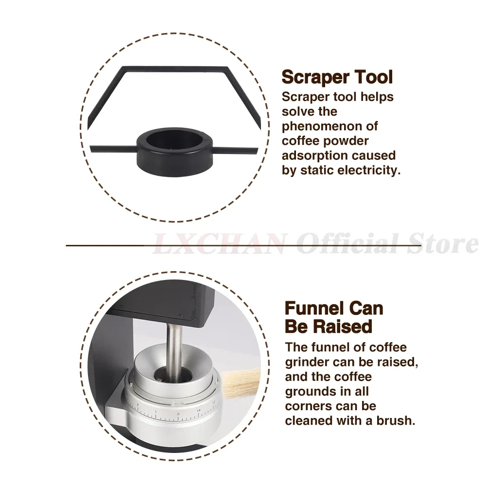 HomeWise Koffiemolen 83mm Coni - Coffee Grinder Conical Burr 83Mm recensie en prijs