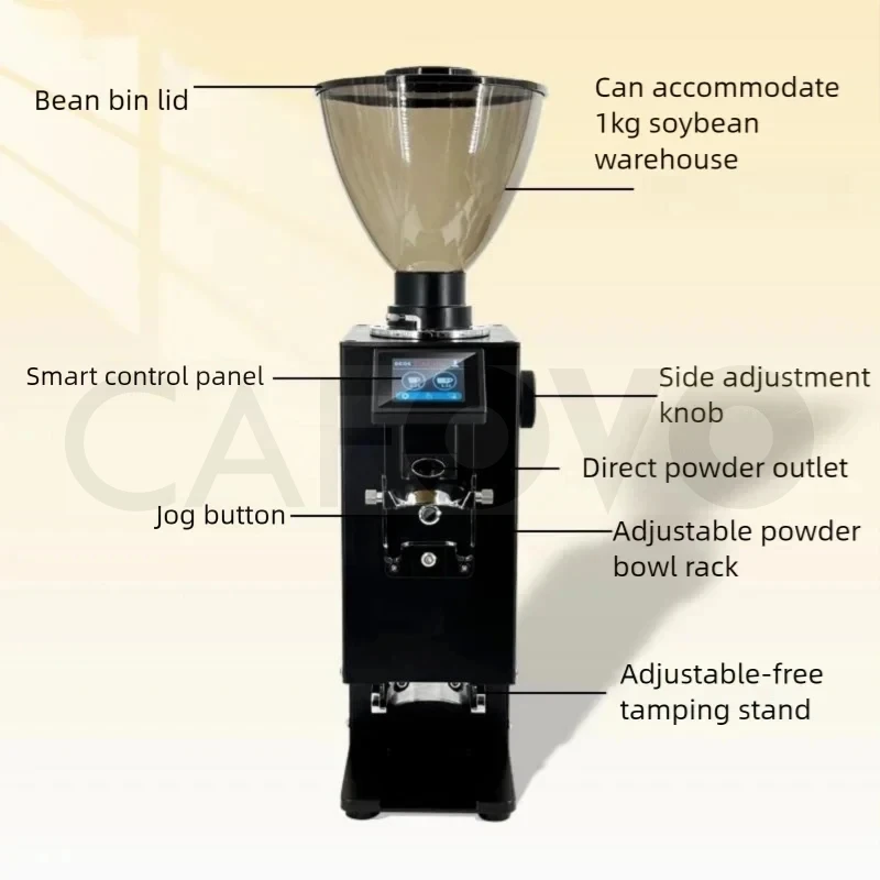 CAFOVO K64Y Commerciële 2-in-1 - Commercial Coffee Grinder Flat Burr 64Mm recensie en prijs