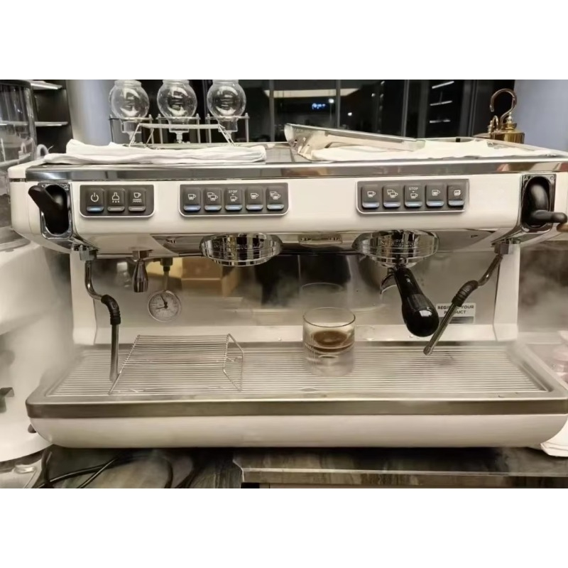 Commerciële witte 2-groeps pro - Commercial Espresso Machine 2 Group recensie en prijs