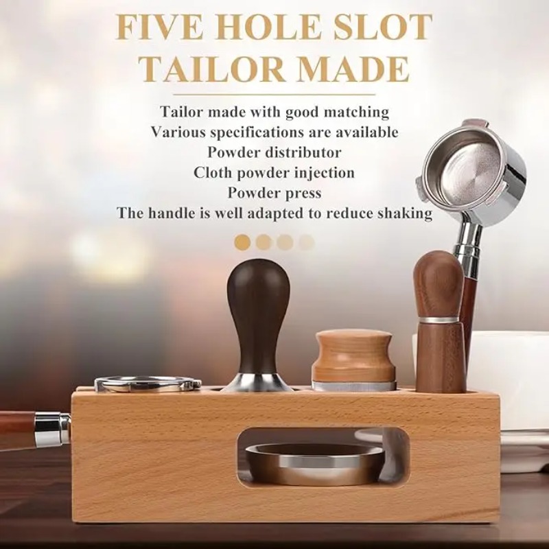 Espresso Handvat Houder Vulste - Espresso Tamper Station recensie en prijs
