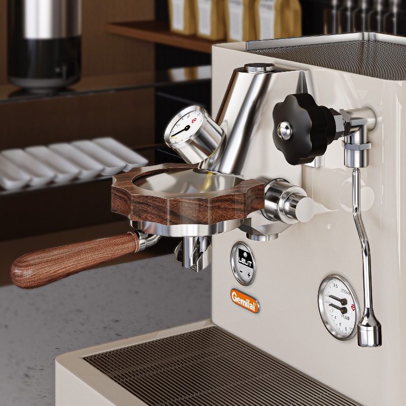 Houten Espresso Groep Hoofd Hi - Espresso Machine 1 Group E61 recensie en prijs