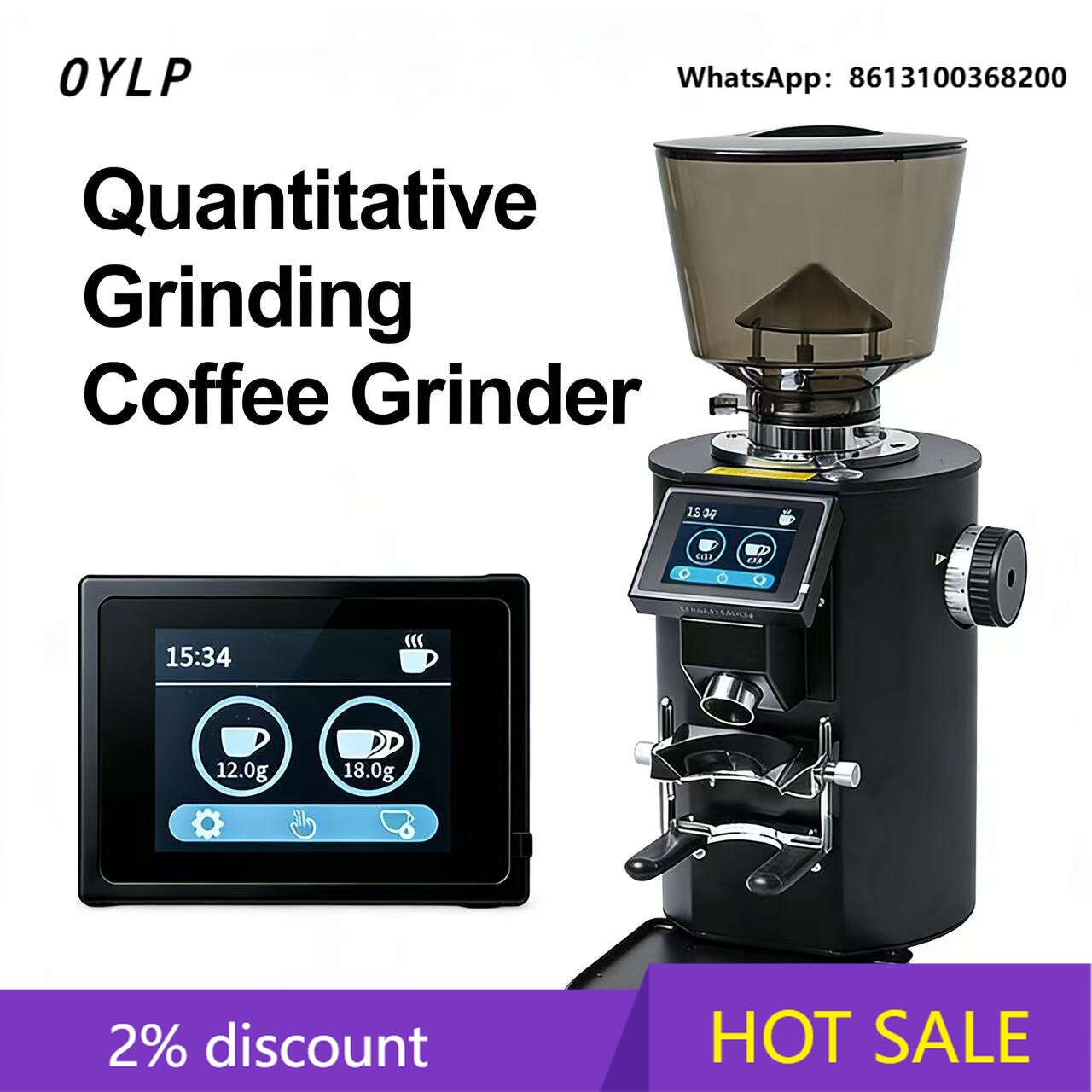 OYLP 64mm Titanium Platte Maal - Commercial Coffee Grinder Flat Burr 64Mm recensie en prijs