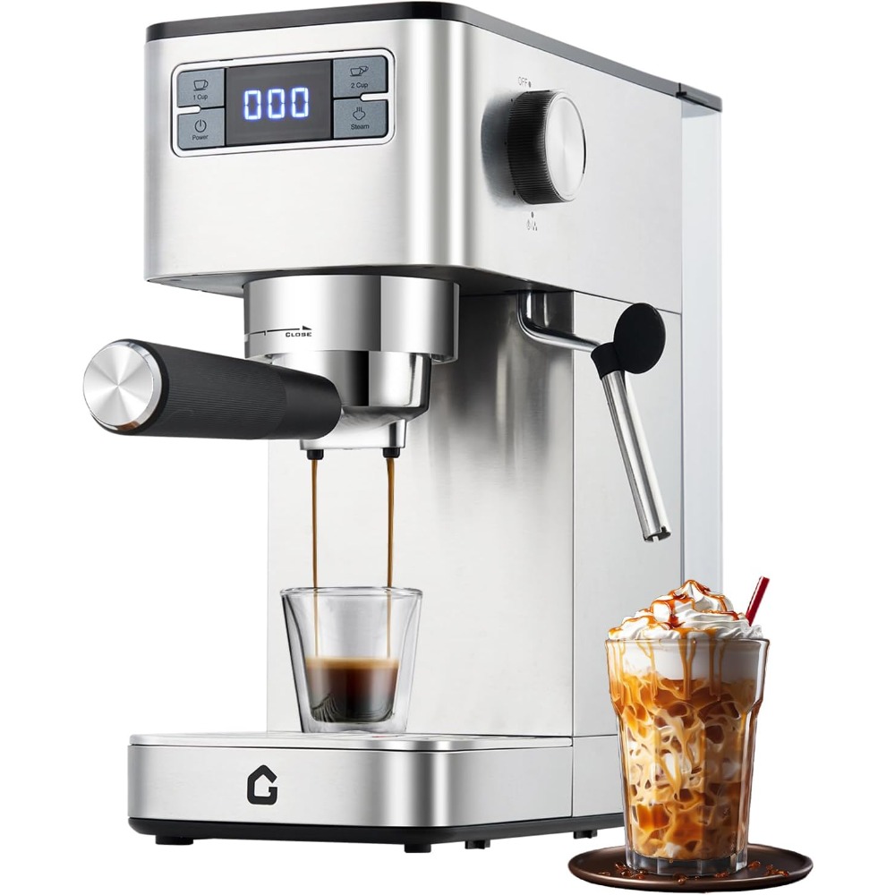 Garvee Compact 20 Bar Espresso - Espresso Machine Dual Boiler recensie en prijs