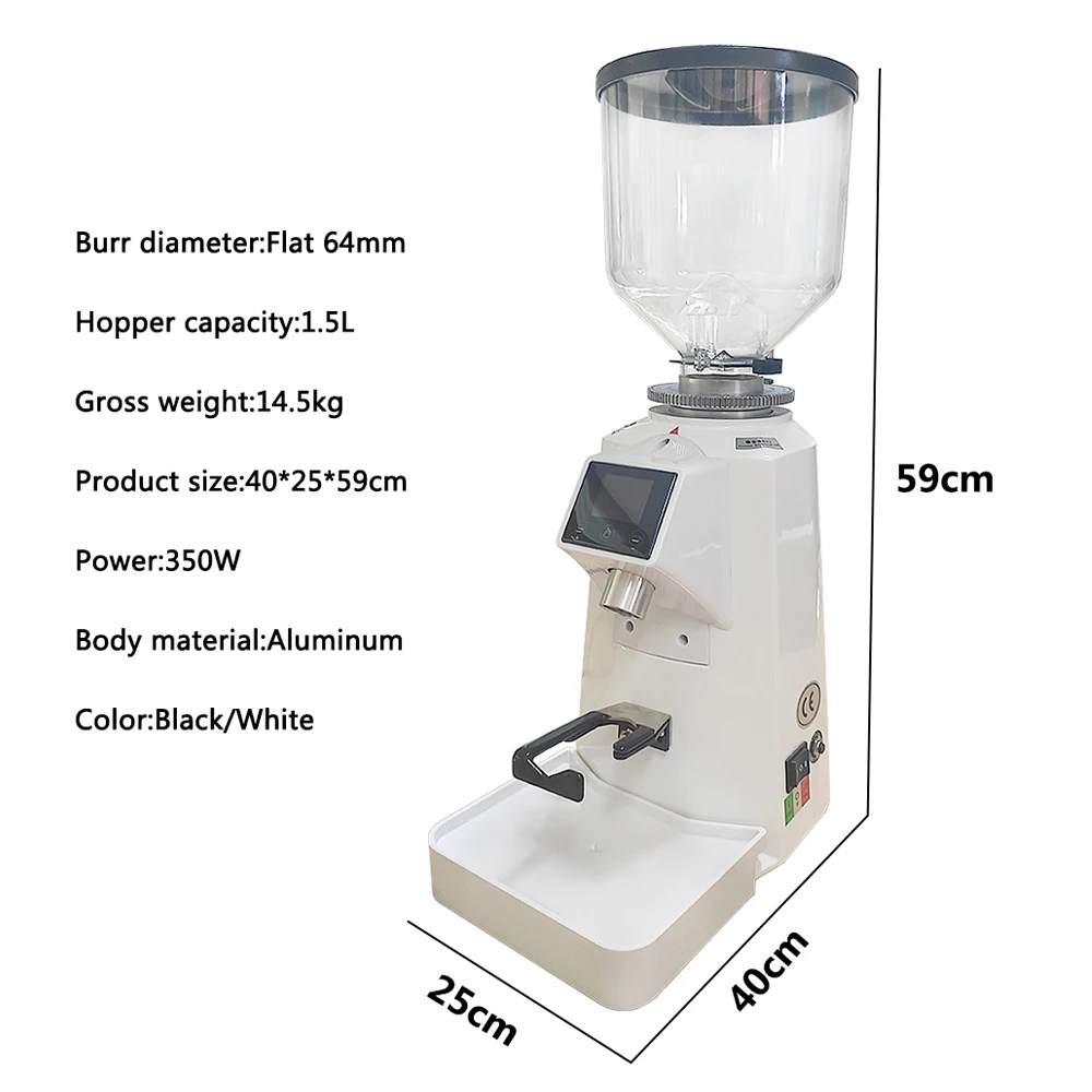 Professionele 64MM 900E Espres - Commercial Coffee Grinder Flat Burr 64Mm recensie en prijs