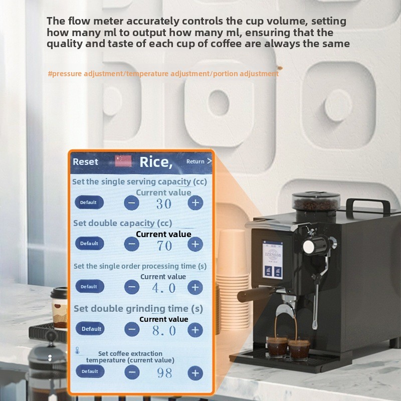 Gemalen koffie, elektrische kl - Espresso Machine Dual Boiler recensie en prijs