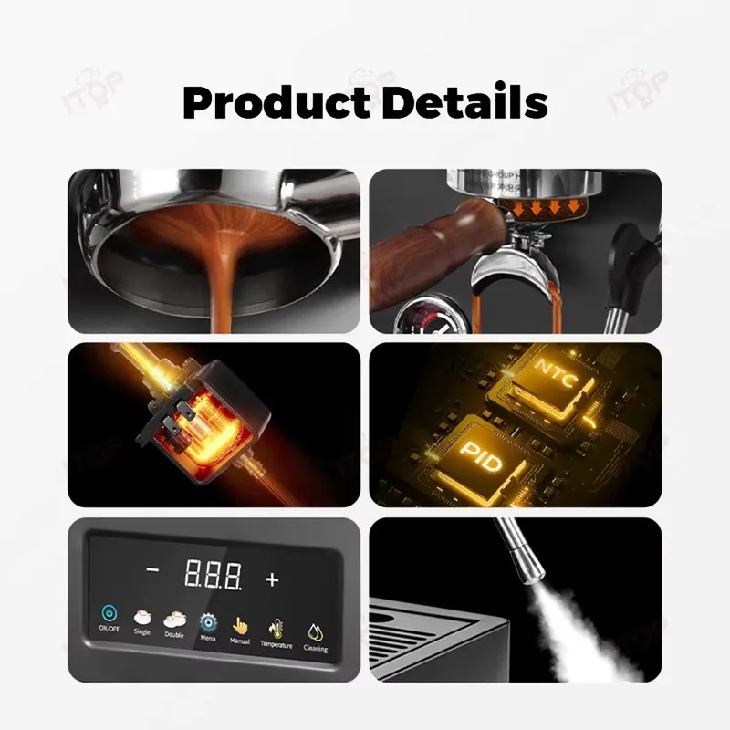STLF: hoogwaardige, semi-autom - Semi Automatic Espresso Machine Pid recensie en prijs