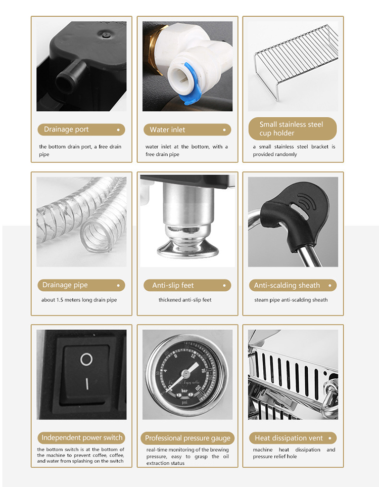 Fabriek 0% defectives Professi - Commercial Espresso Machine 2 Group recensie en prijs