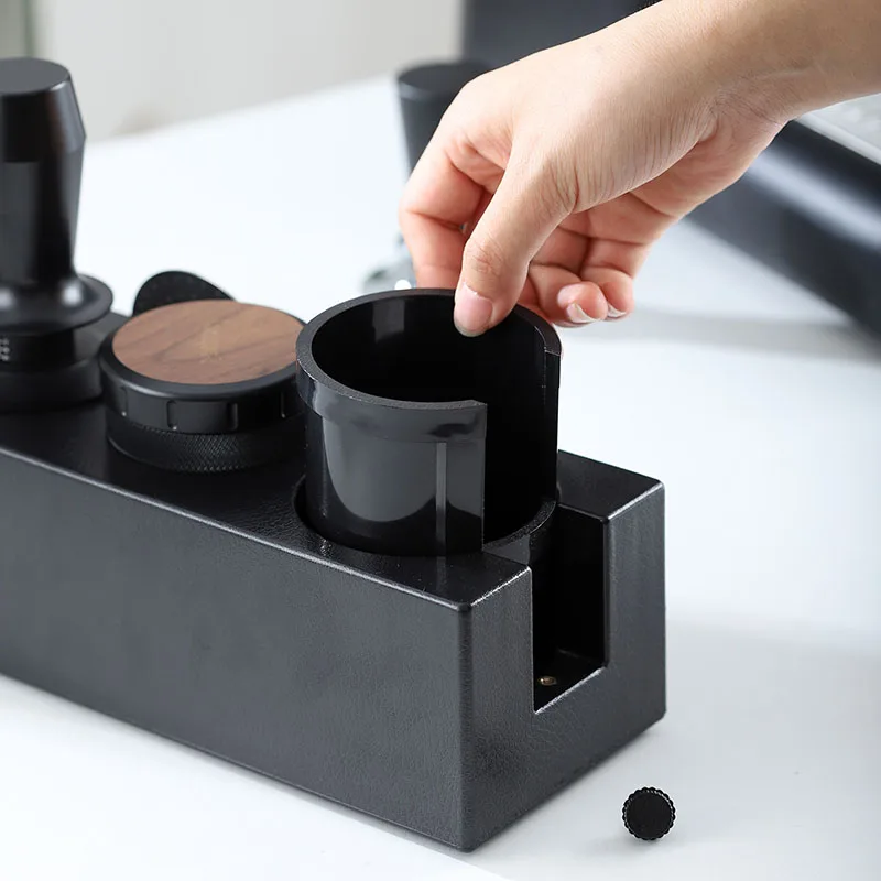 Koffietamperstation, distribut - Espresso Tamper Station recensie en prijs
