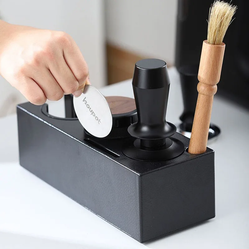 Koffietamperstation, distribut - Espresso Tamper Station recensie en prijs